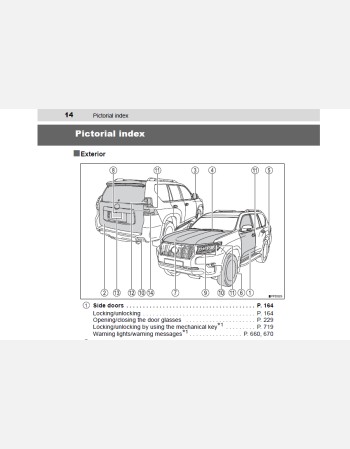 toyota land cruiser prado 2023 owners manual rhd& lhd